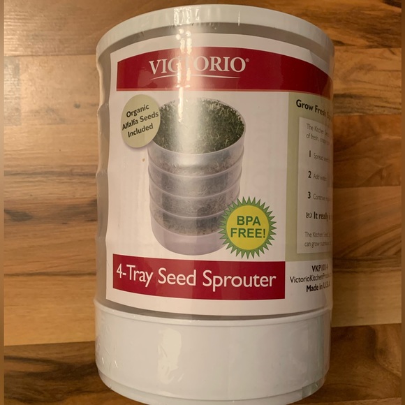 New Victorio 4-Tray Seed Sprouter - Picture 4 of 7